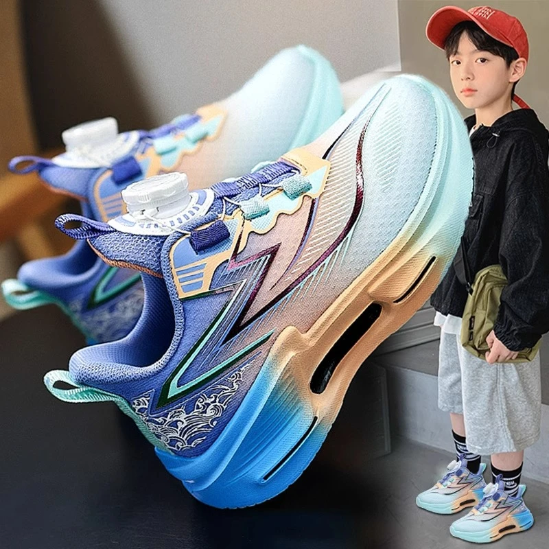 品牌断码男童老爹鞋夏季新款儿童单网透气运动鞋中大童软底跑步鞋