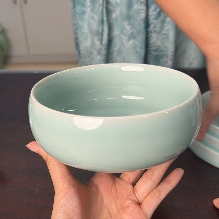 龙泉云间青瓷小米茶器