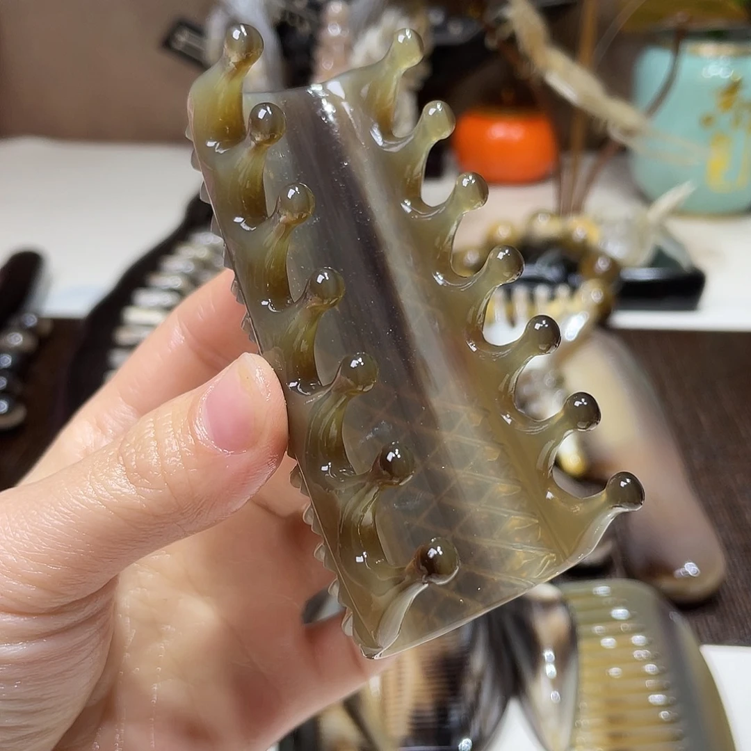 福利款白水牛角双排水滴狗