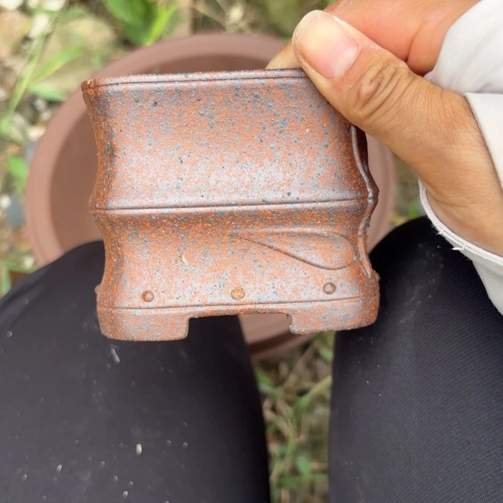紫砂花盆紫砂的花