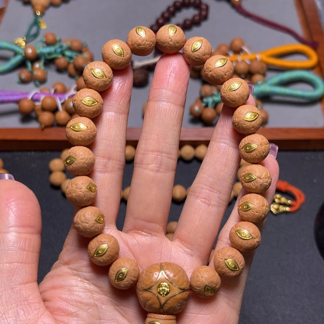 凤眼菩提吊坠12mm2025精品实心慈悲眼手串