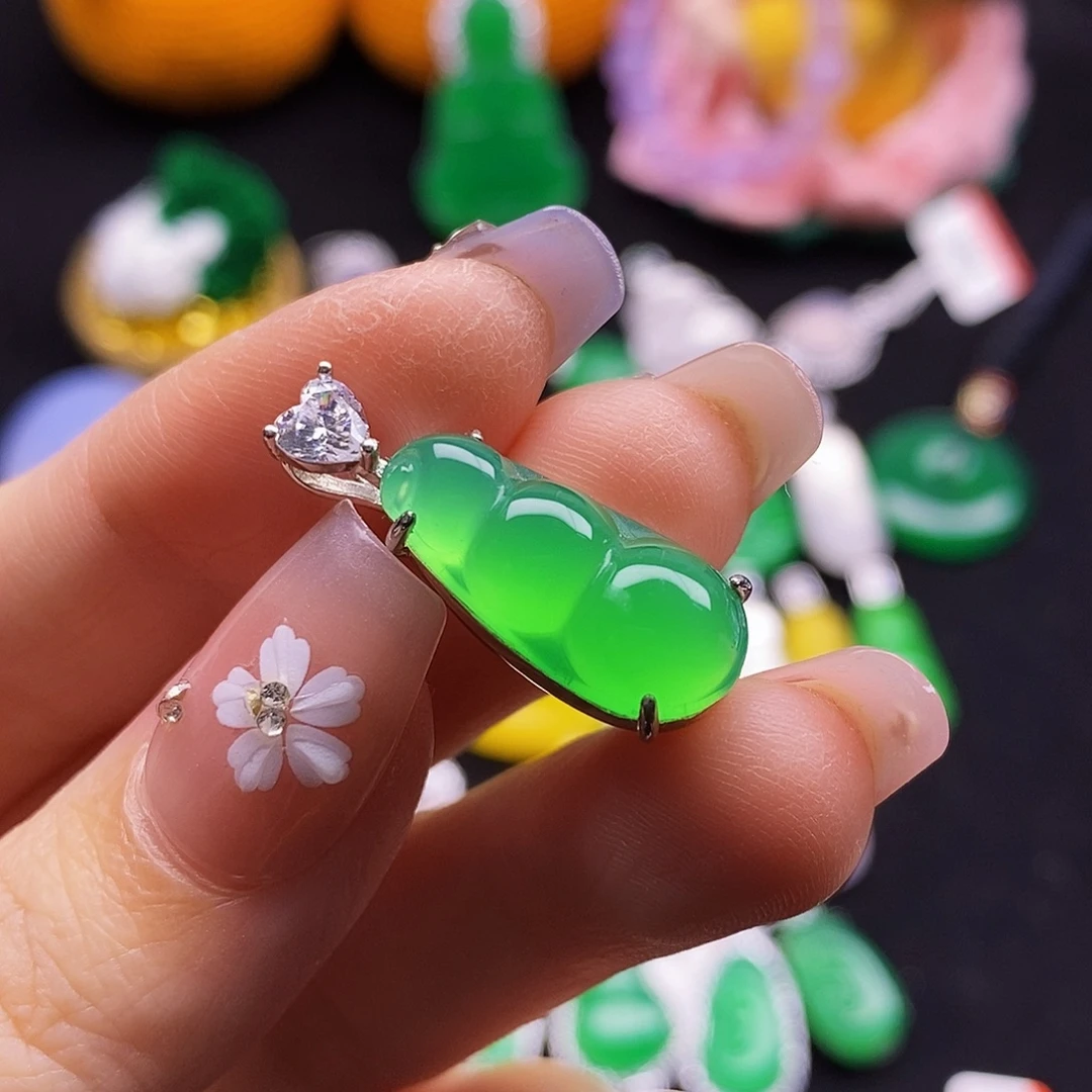 玛瑙/玉髓银S925镶嵌颈饰