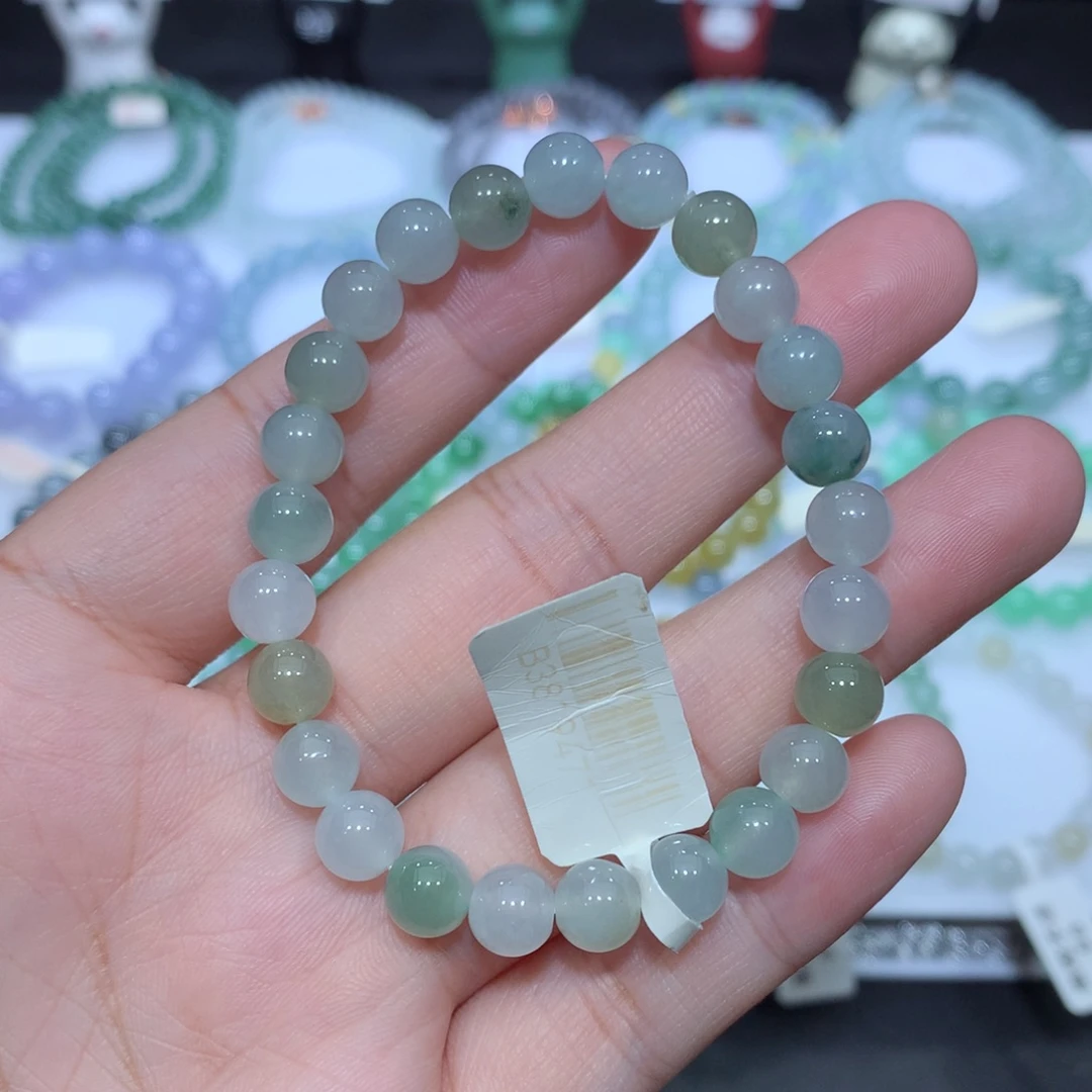 翡翠未镶嵌手串天然