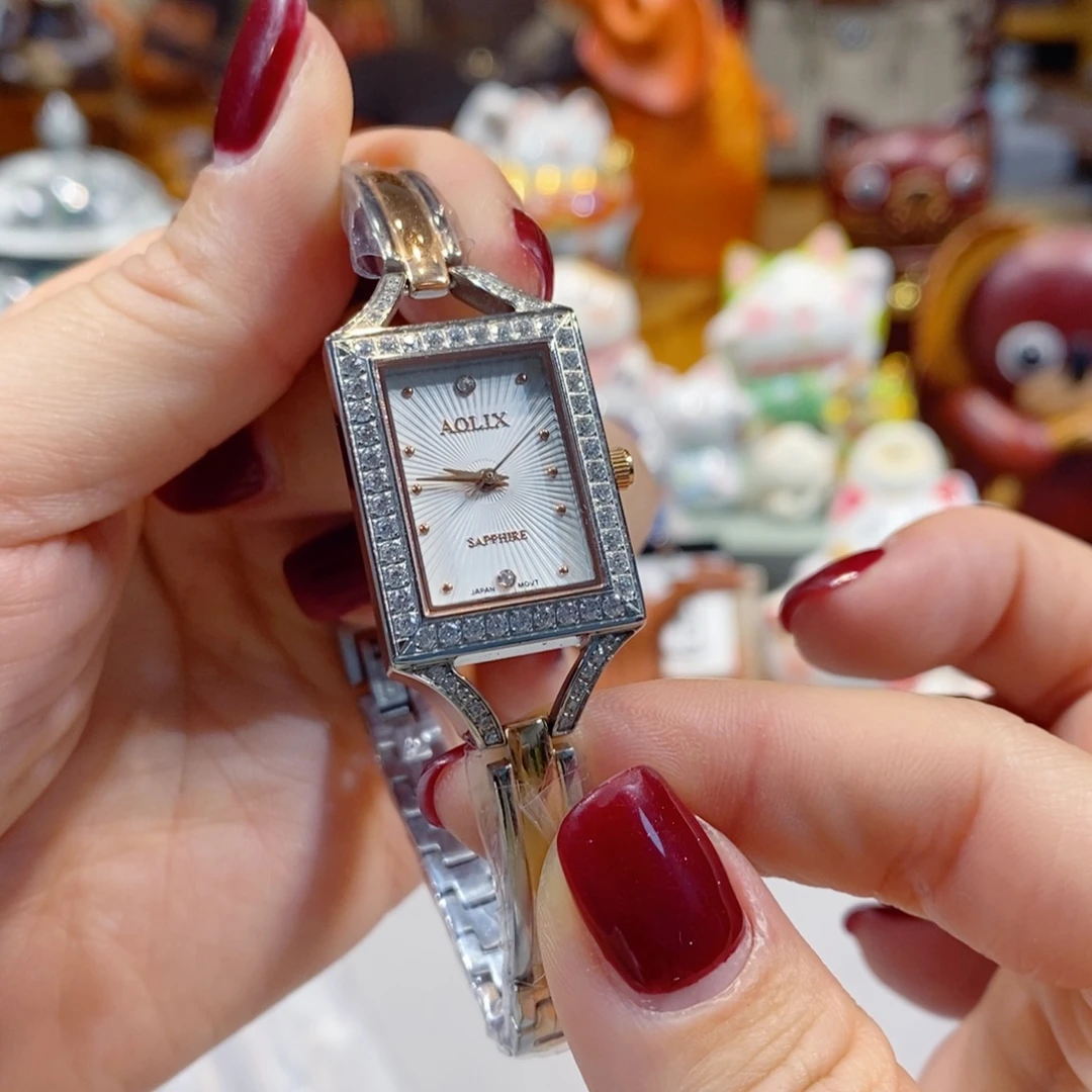 小牛皮（革）精钢钛合金石英机芯