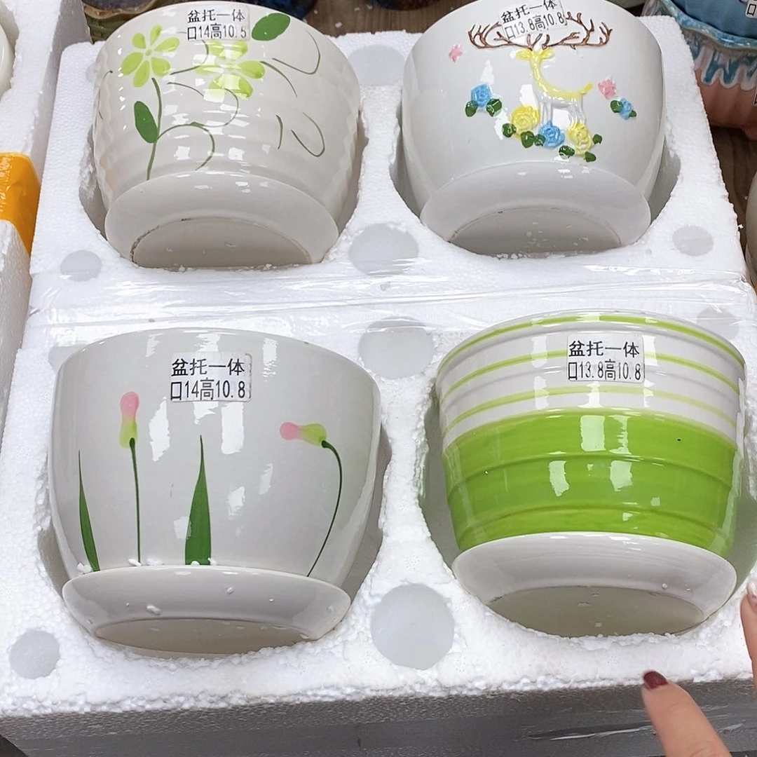 陶瓷@陶瓷花盆@@5838271069