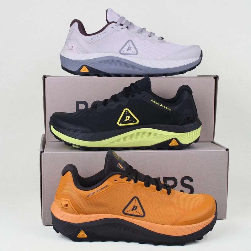 外贸男士宽楦轻便全地形越野跑鞋防滑耐磨减震透气户外徒步鞋