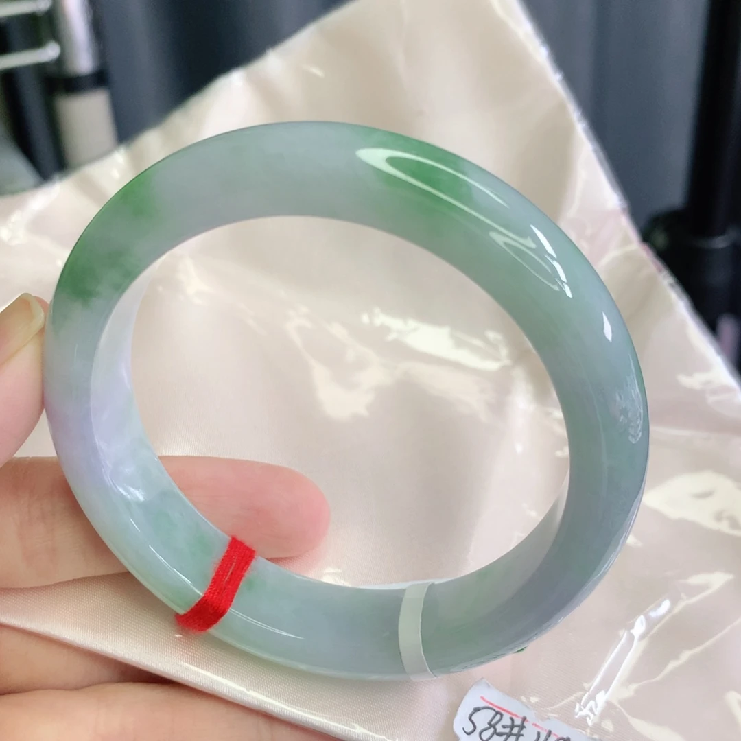 翡翠未镶嵌手镯缅甸5758
