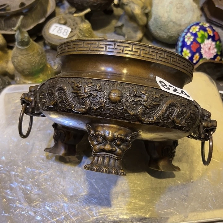 黄铜摆件，文房工艺品摆件