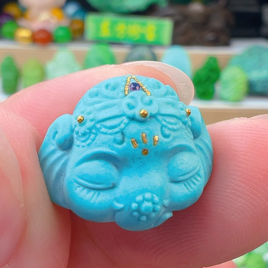 未镶嵌绿松石项链