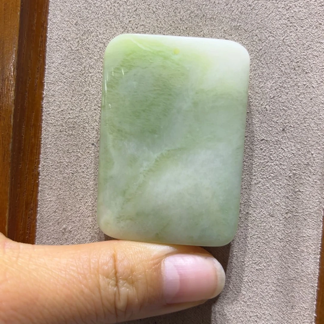 蓝田玉（蛇纹石化大理石玉）未镶嵌颈饰