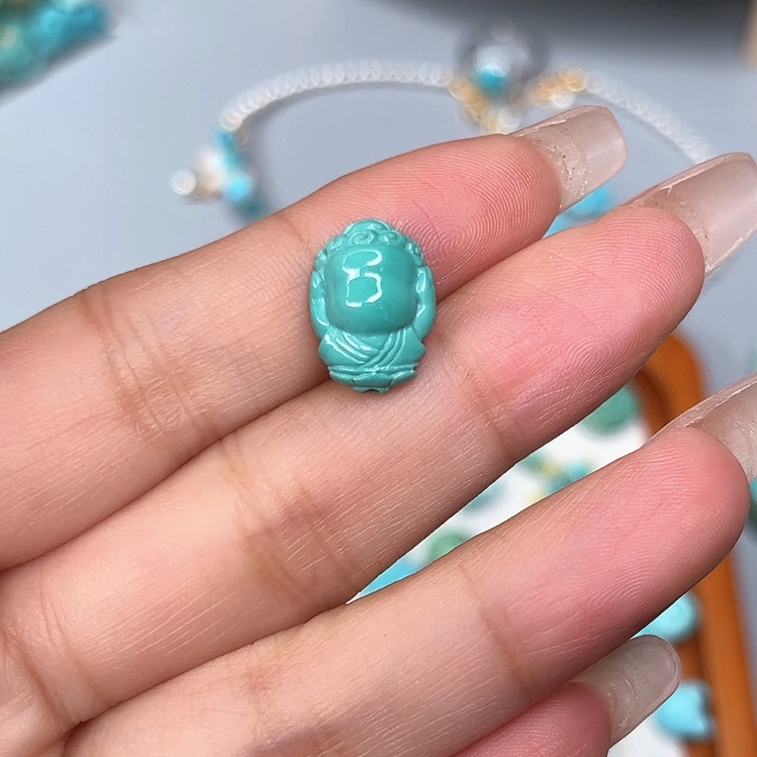 未镶嵌绿松石珠宝半成品