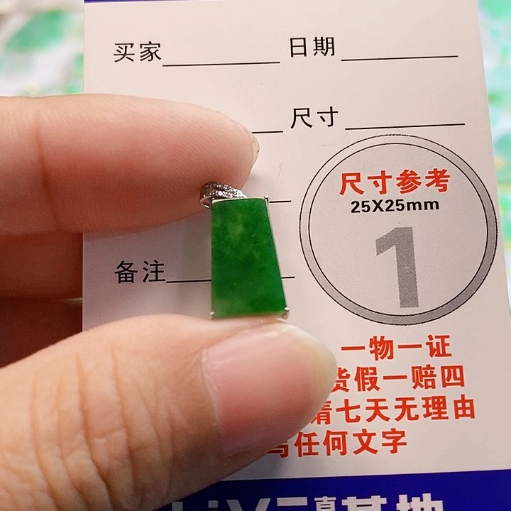 【闪购商品】翡翠颈饰18K金镶嵌翡翠