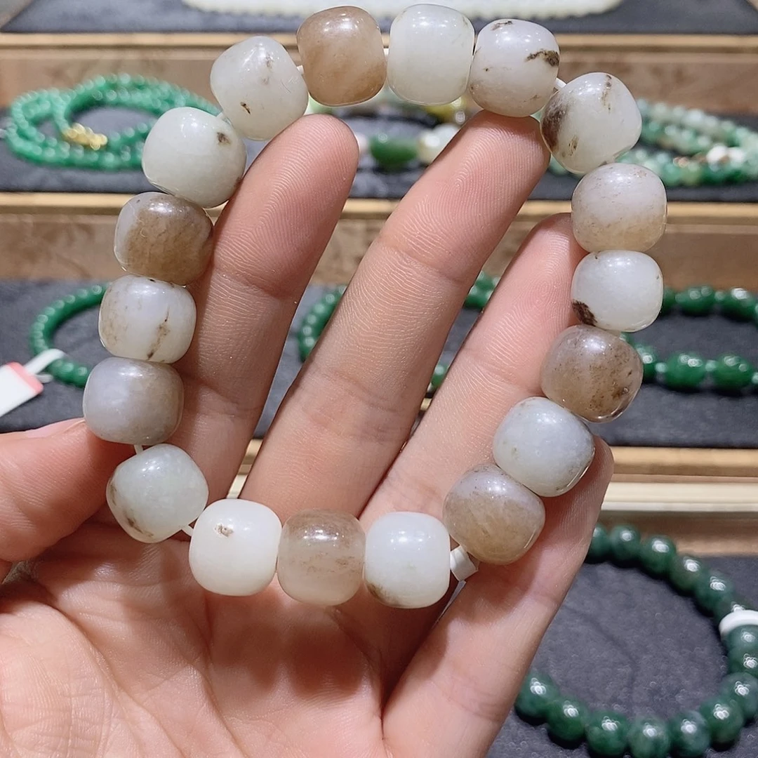 独山玉未镶嵌手串