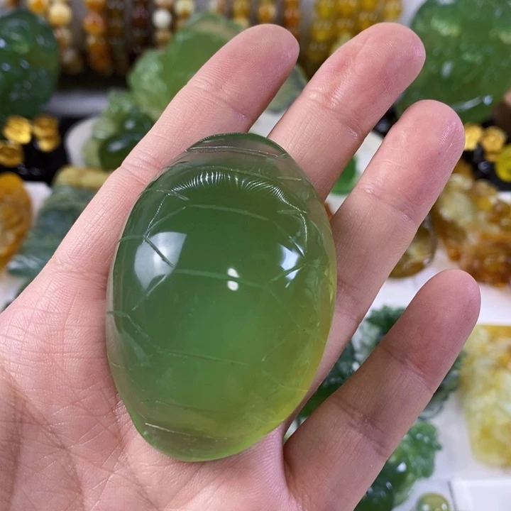 未镶嵌岫玉手把件