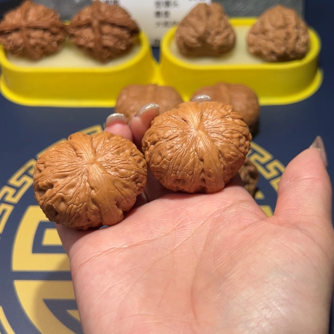 文玩核桃把件元宝43精品