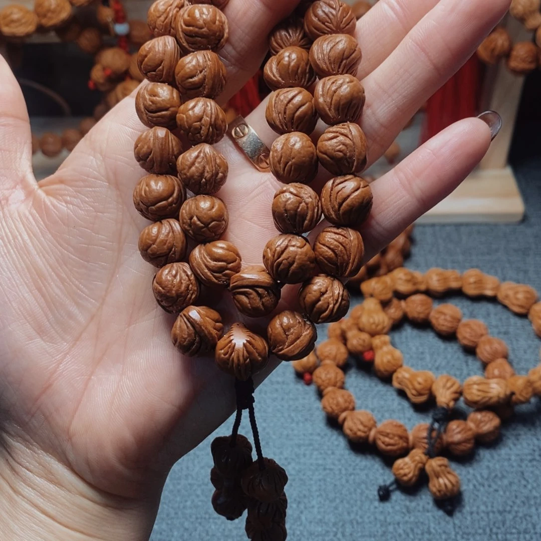 桃核吊坠龙纹桃枭