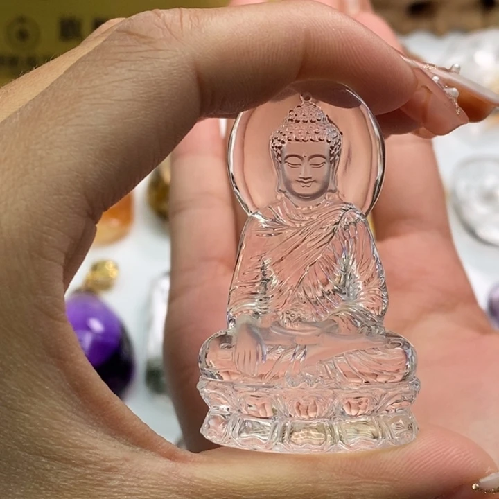 水晶颈饰未镶嵌许***后