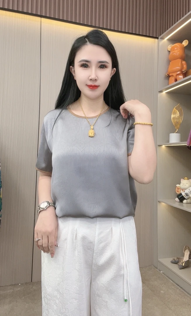 风和日丽百搭气质碎花宽松衬衫印花夏季时尚休闲风通勤花色印染