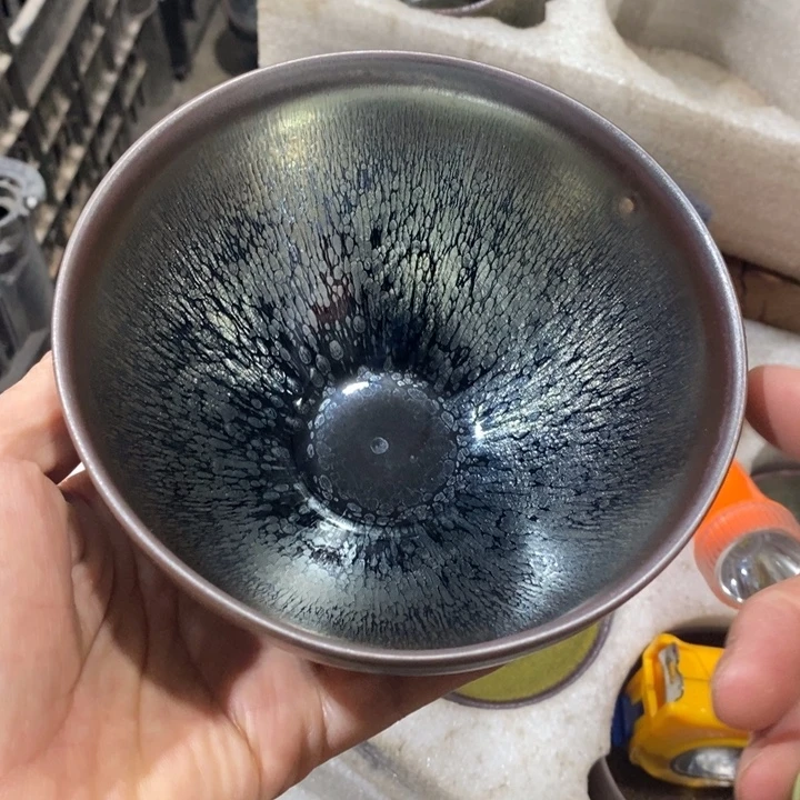 茶盏建阳建盏微瑕点茶