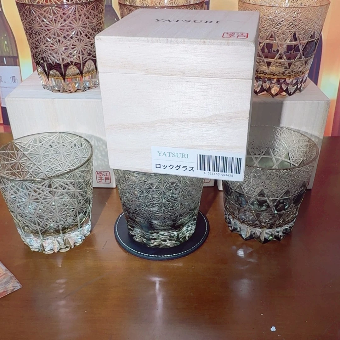 水晶玻璃吸管款大菊