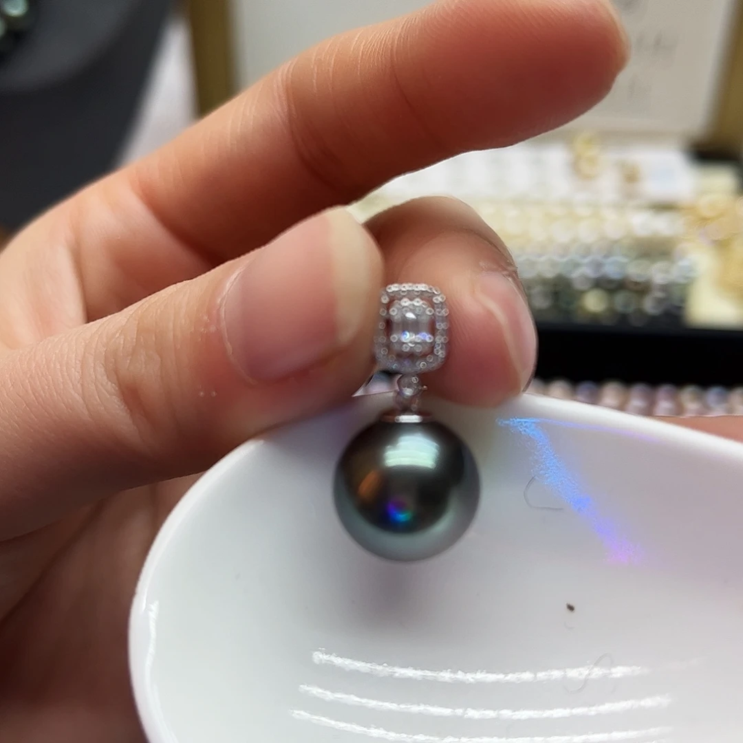 海水珍珠颈饰银S925镶嵌