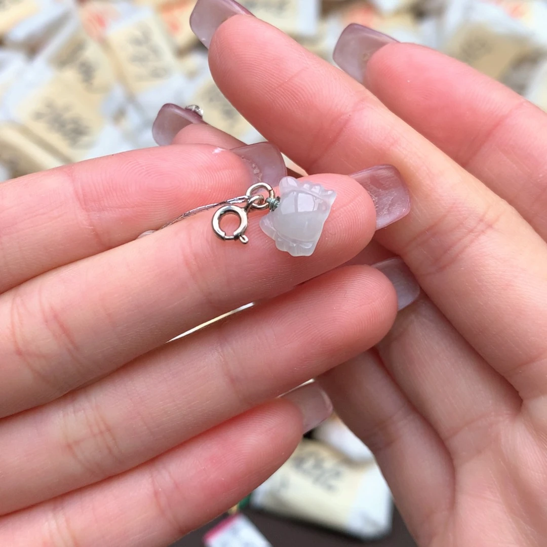 【闪购商品】翡翠挂件银S925镶嵌一