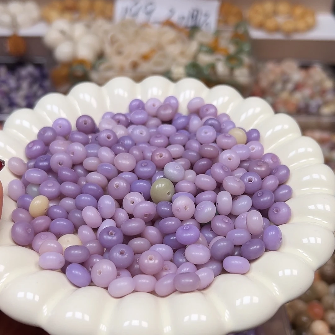 手串菩提根/象牙果微瑕9紫算盘150颗