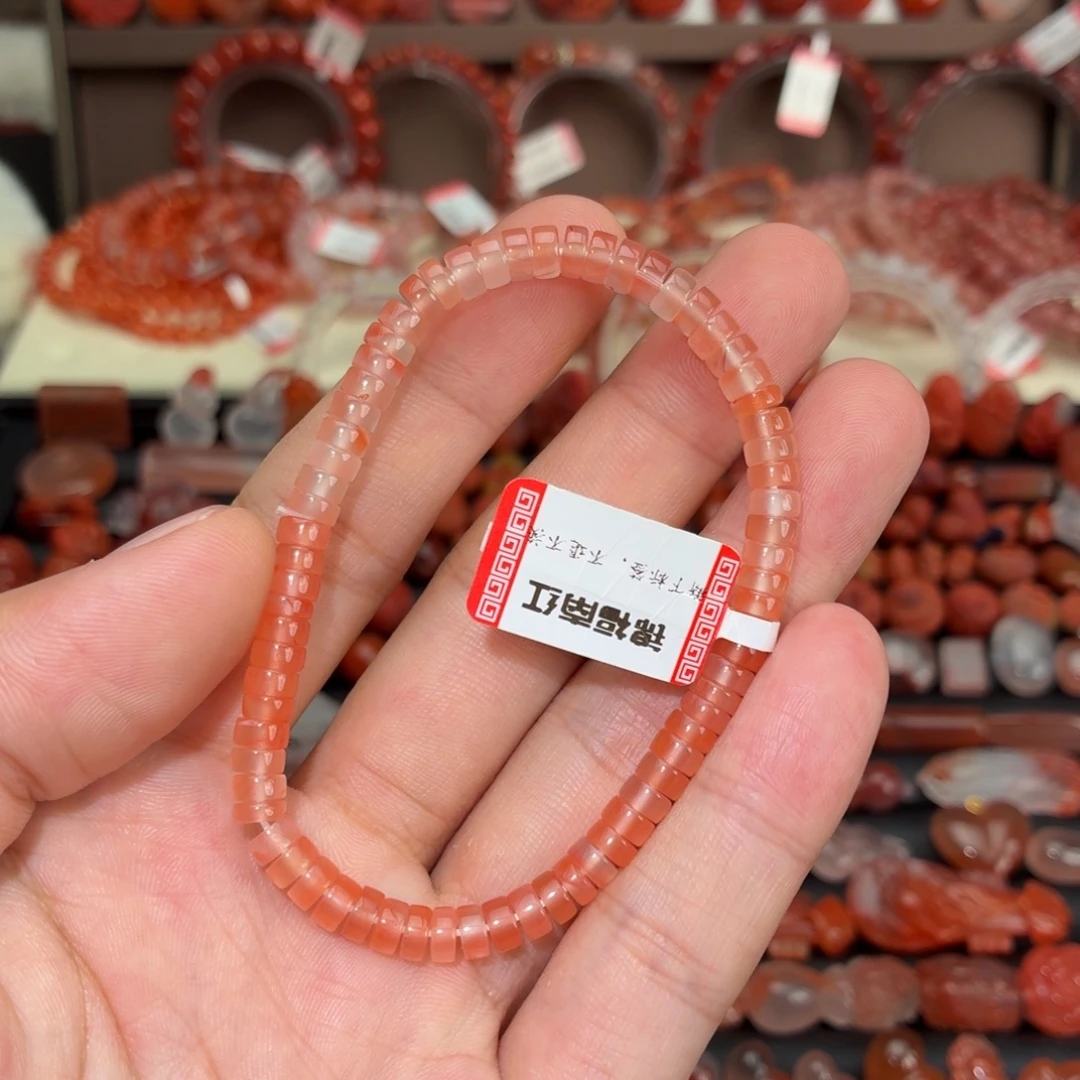 ****D南红玛瑙未镶嵌颈饰18