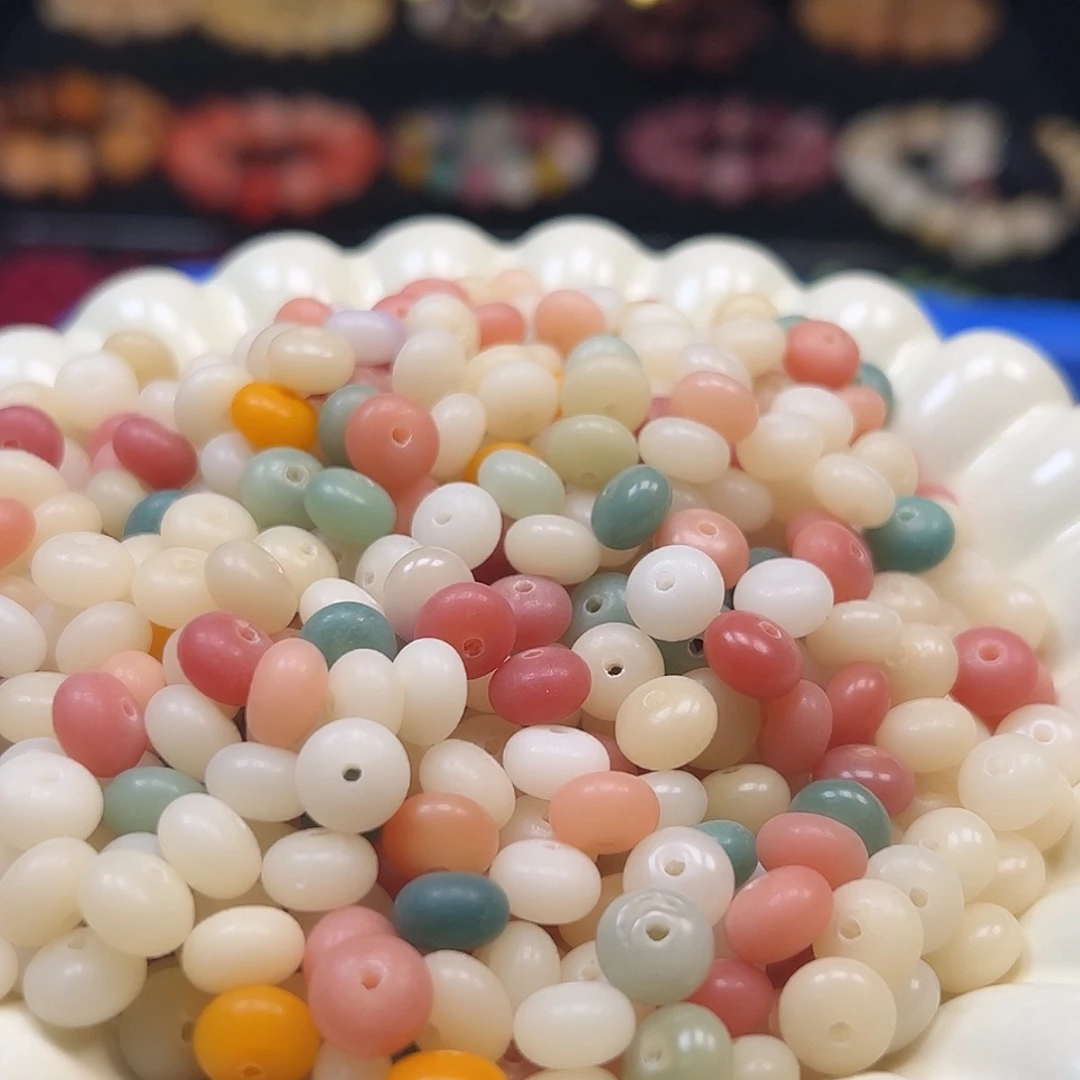 手串菩提根/象牙果微瑕卡9粉多宝算盘300颗卡牌➕200颗