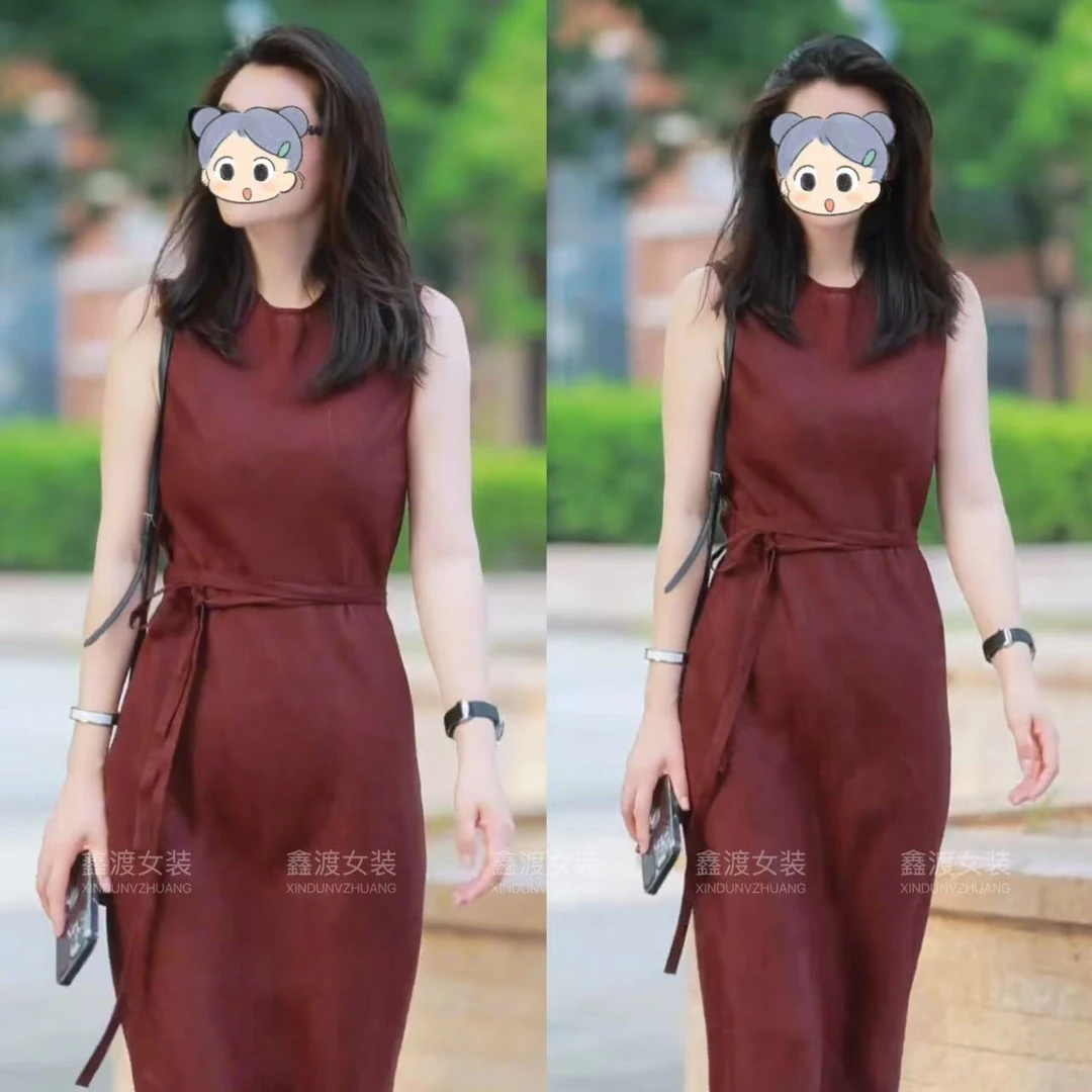 2025夏季新款时尚显瘦气质女士网红洋气连衣裙百搭款D9626