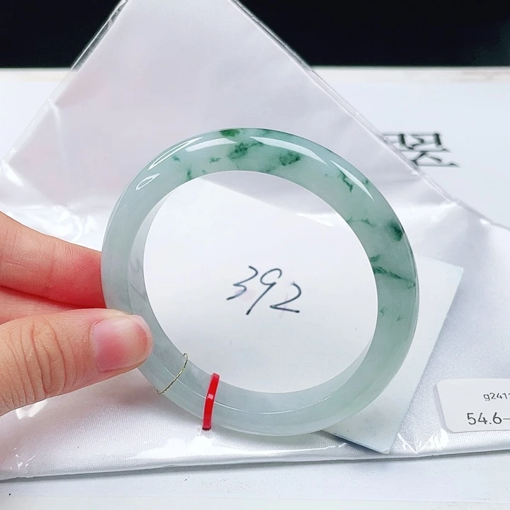 未镶嵌手镯翡翠54+正圈