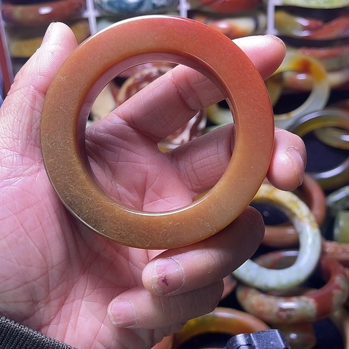 蛇纹石玉合金手镯