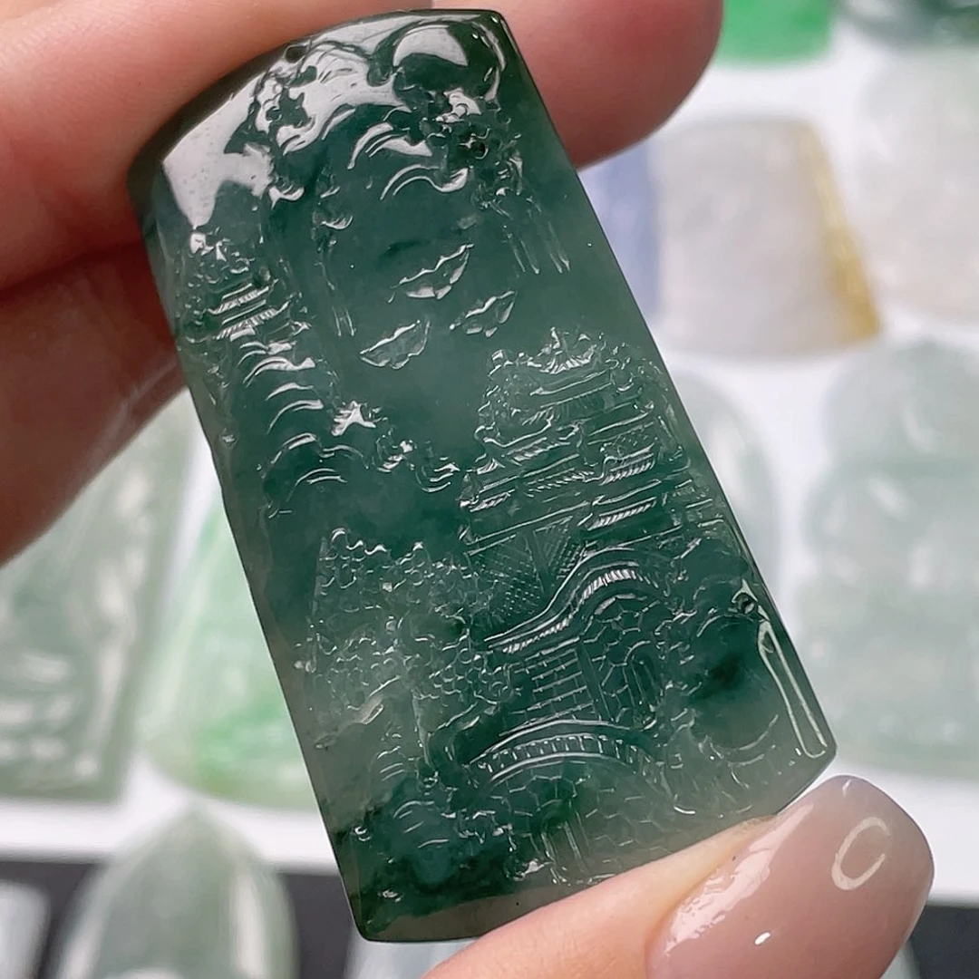 吊坠(不含链)未镶嵌翡翠1