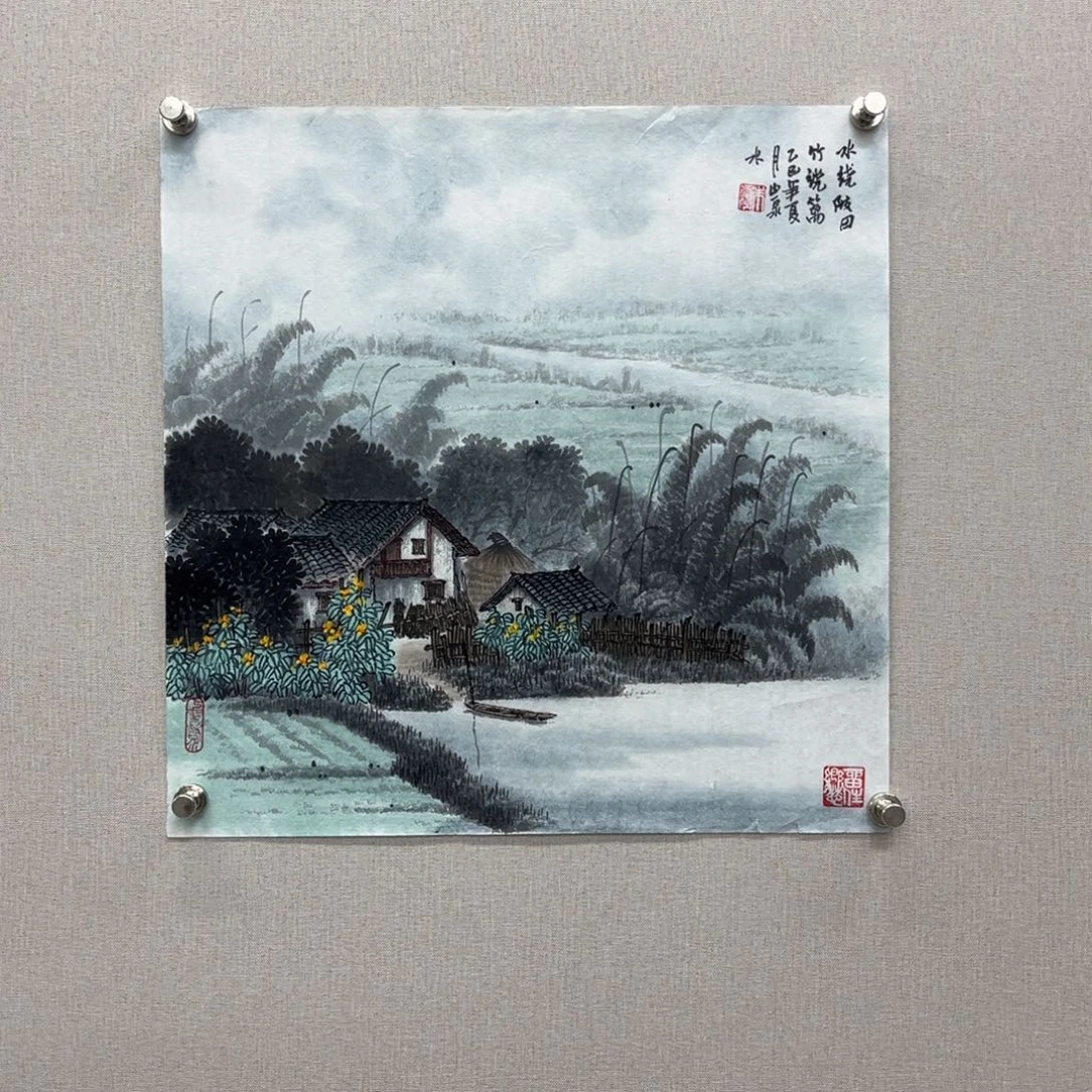 国画艺术家真人手绘