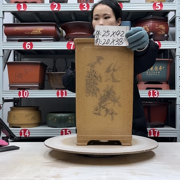 紫砂花盆紫砂花盆