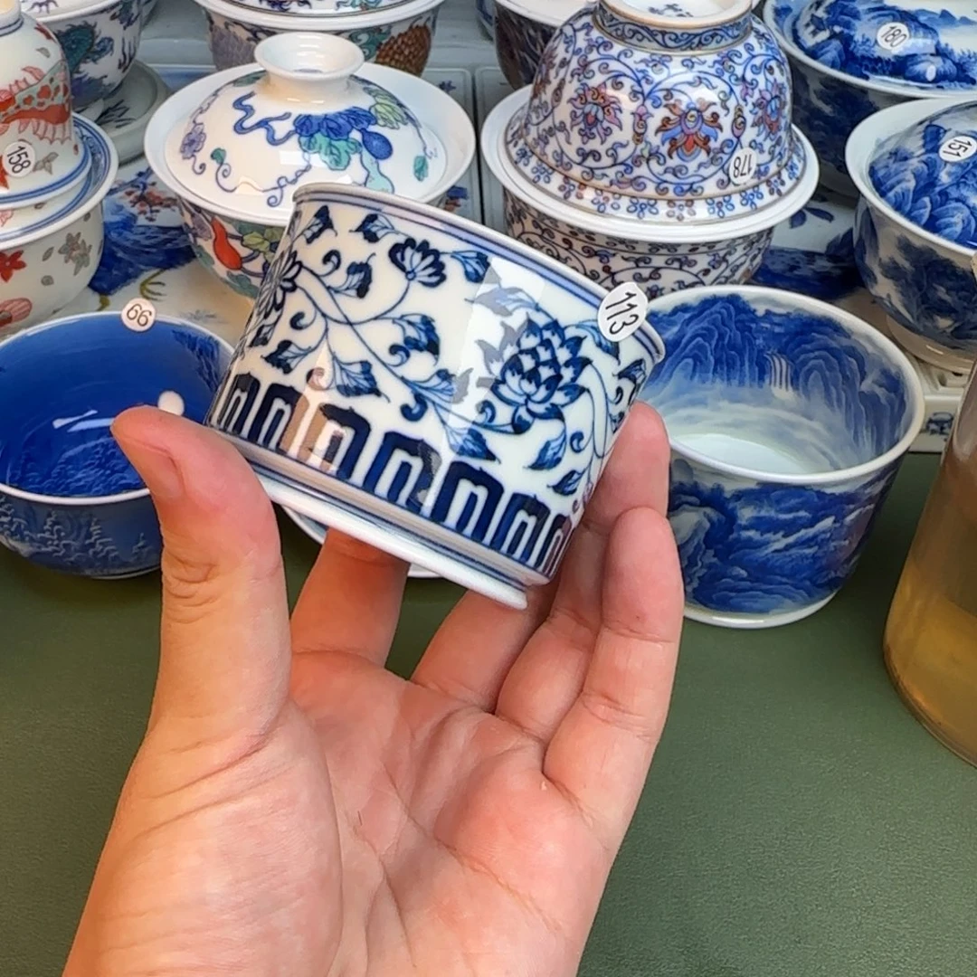 彦祖纯手工手绘茶具113