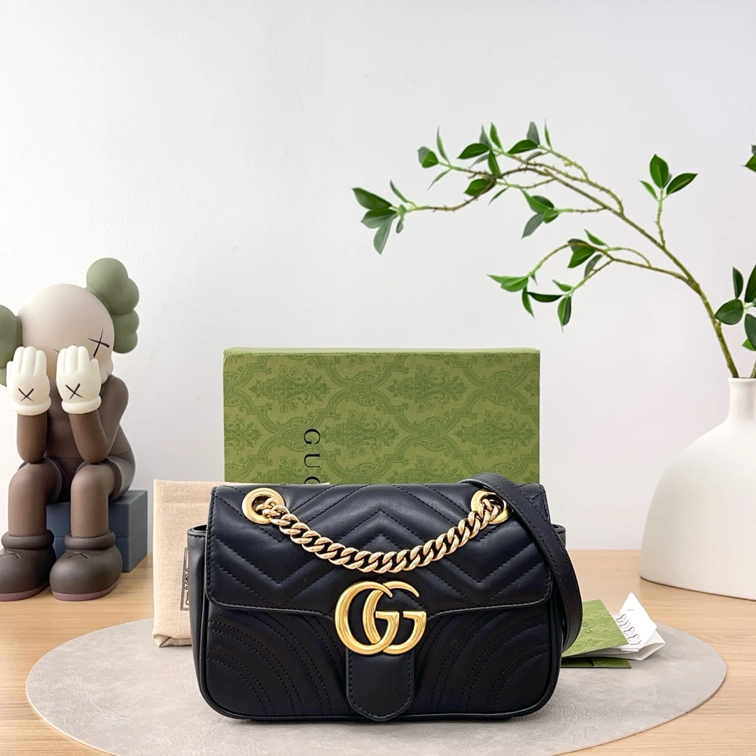 95新 GUCCI/古驰 马蒙22/单肩包/3347