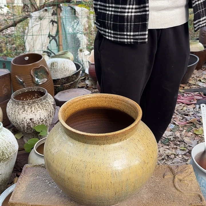 高度28厘米口21厘米无孔瑕疵