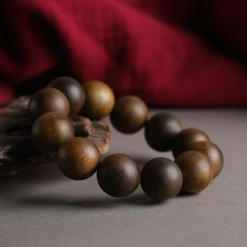 【曹总文玩】 20mm文玩红土沉香木串手串手链SCX310