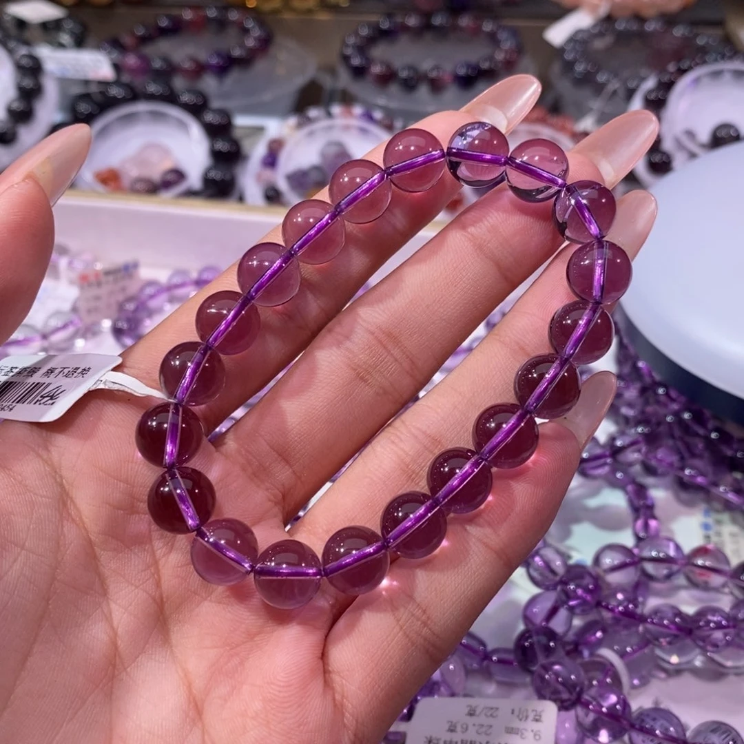 水晶手链未镶嵌紫水晶9.8m m