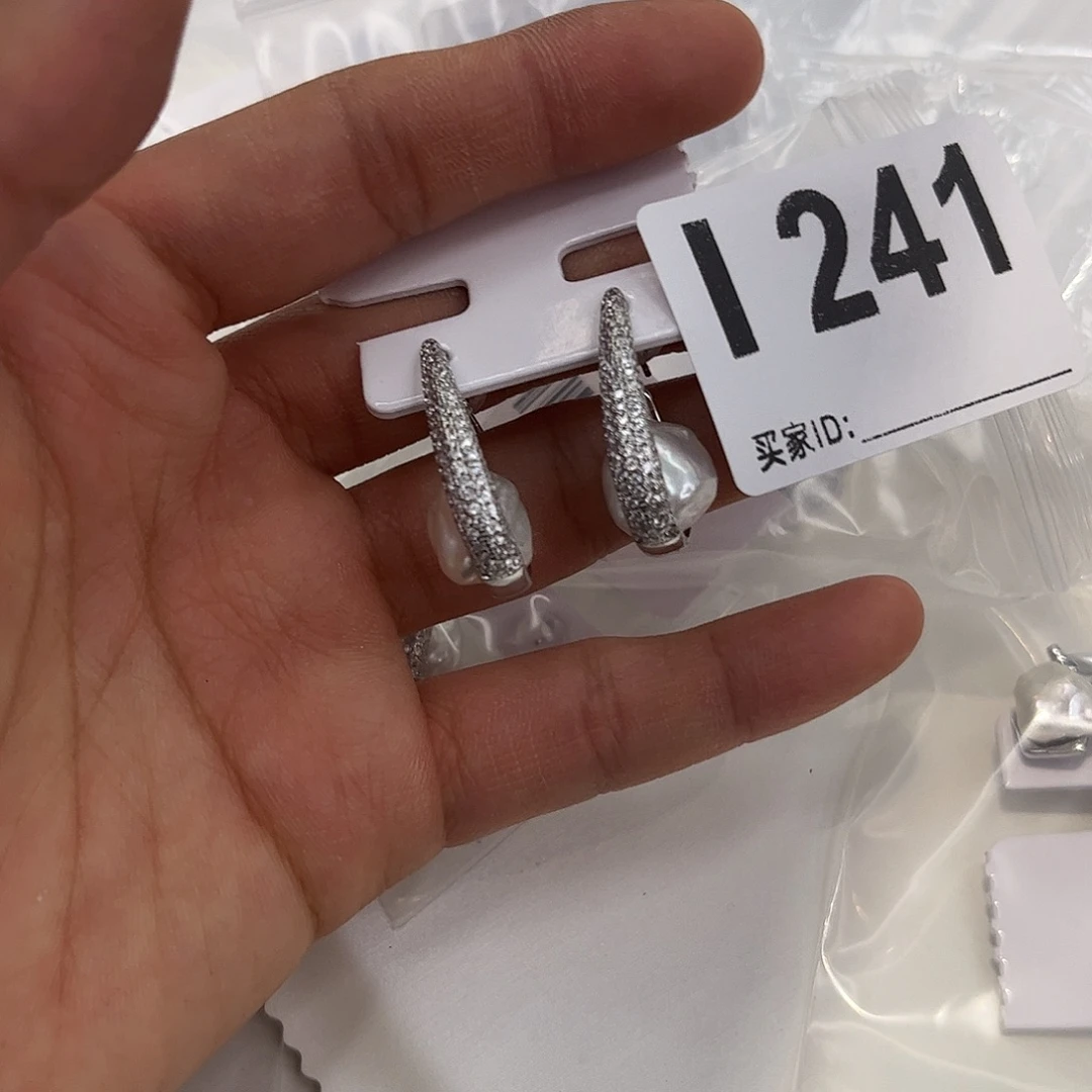 耳饰淡水珍珠合金
