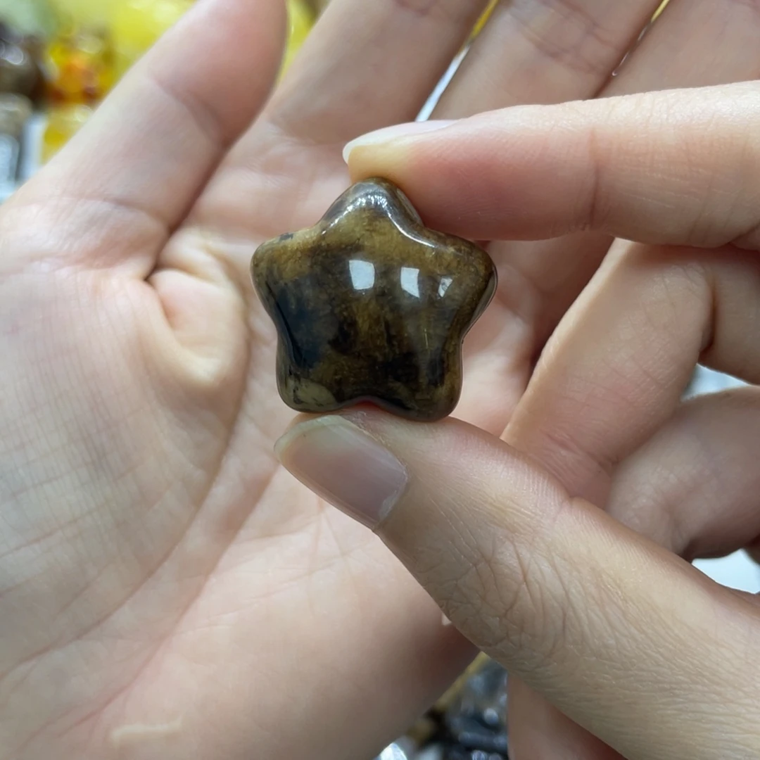 琥珀未镶嵌裸石天然琥珀根珀星星