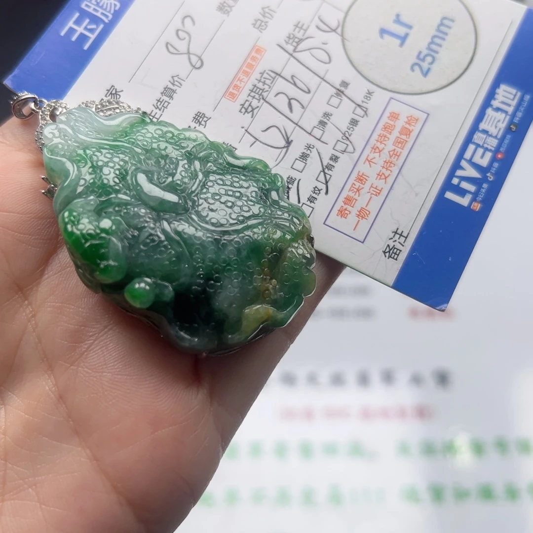 翡翠未镶嵌颈饰翡翠