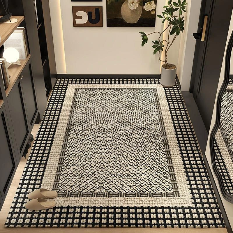 圈绒高级感入户门地垫脚垫进门家用新款入户门前地毯门厅玄关垫子