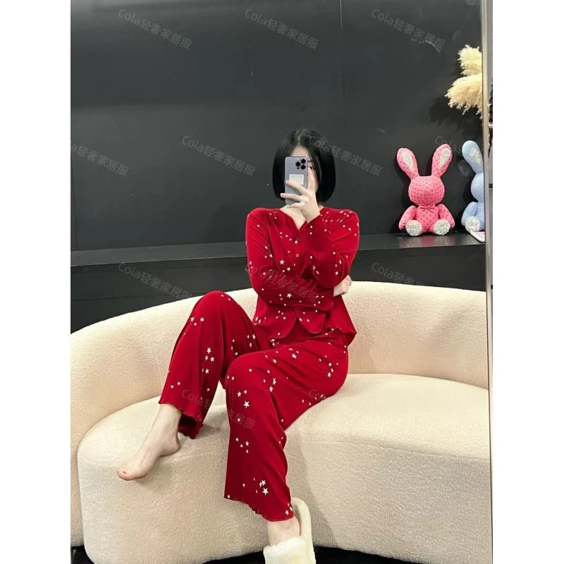 韩版春夏新款简约气质舒适薄款长袖设计师款时尚套装