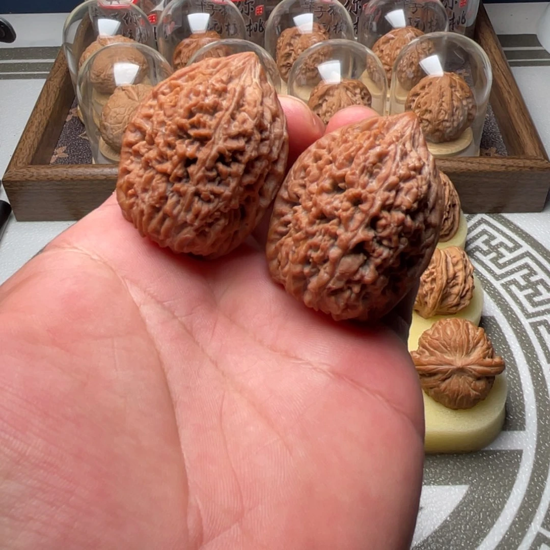 文玩核桃吊坠38全品精配大蒜头