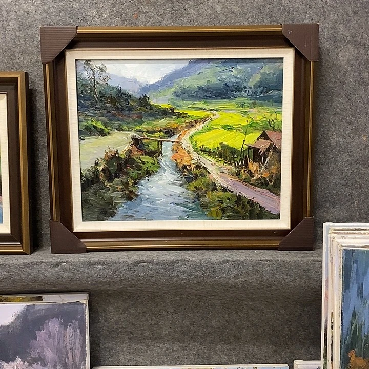 油画带外框画芯尺寸40x50cm