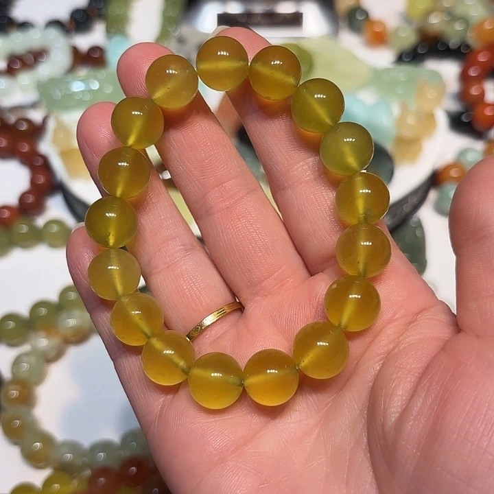 蛇纹石玉未镶嵌手串