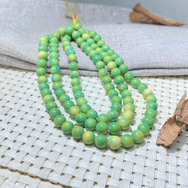 821号清新大气菜籽油黄108颗6mm手链多样性发一件