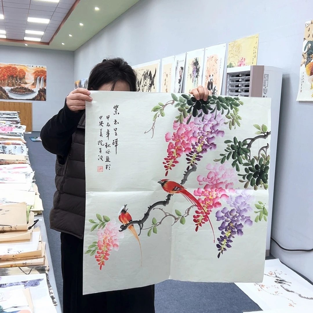 国画国画作品纯手绘制字画